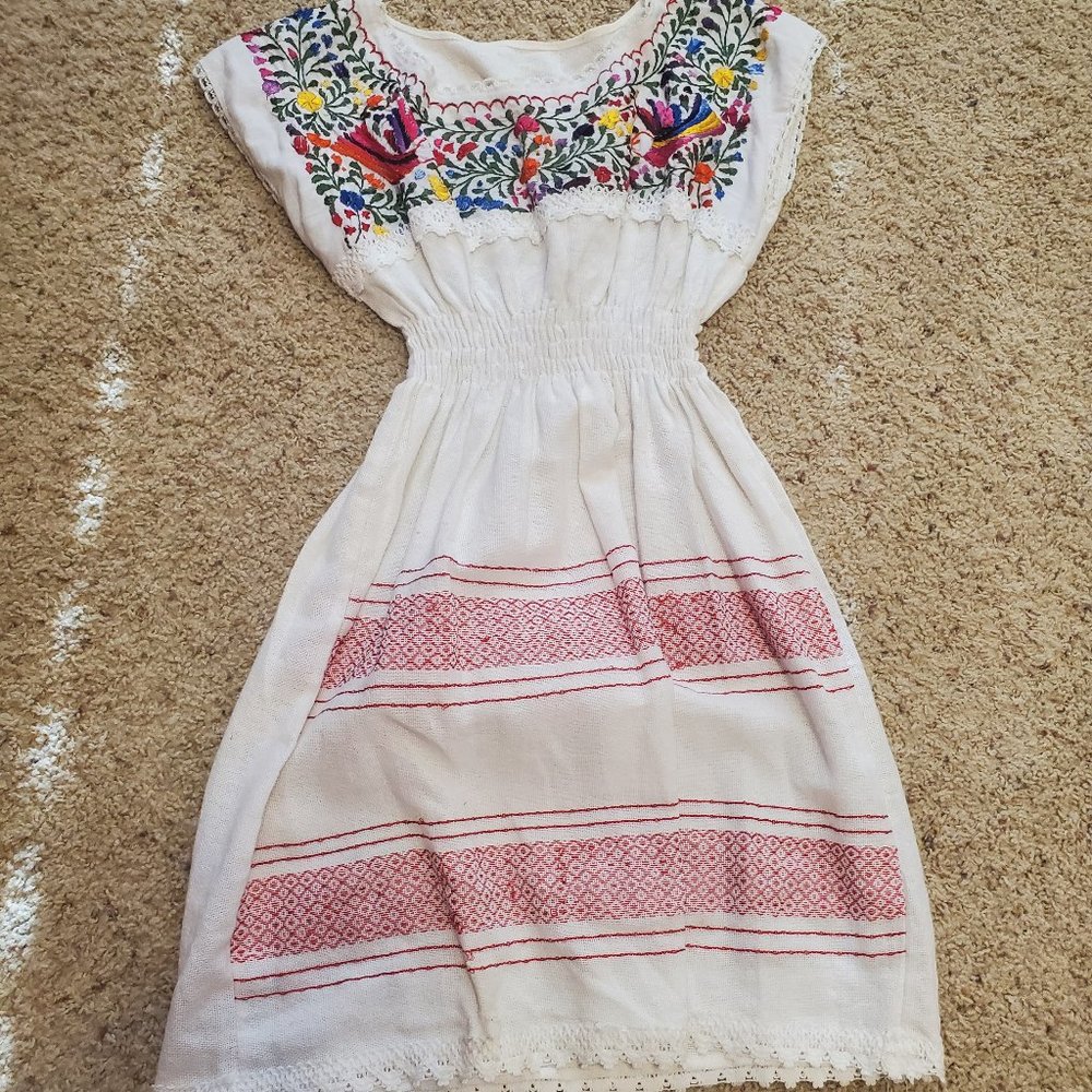 Handmade traditional Mexican dress
